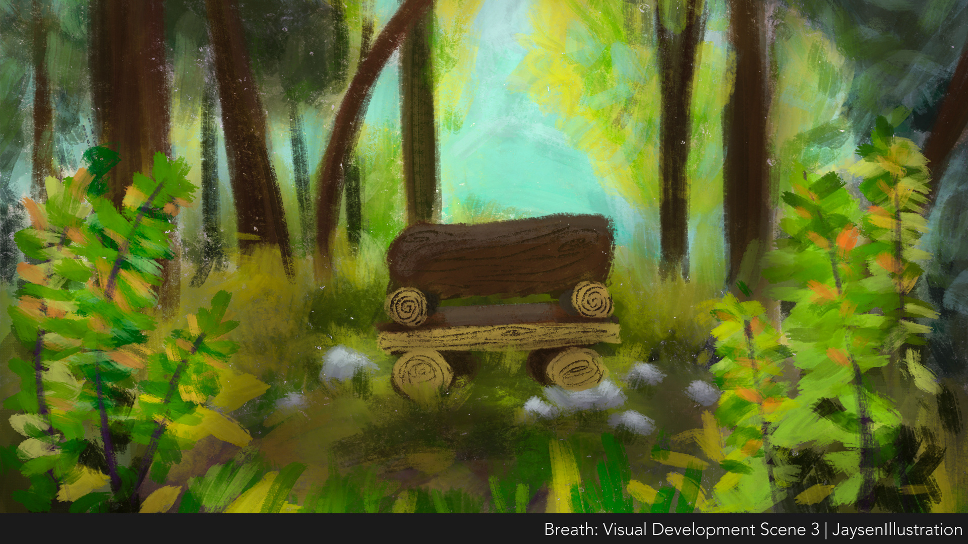 scene 3: a quiet bench