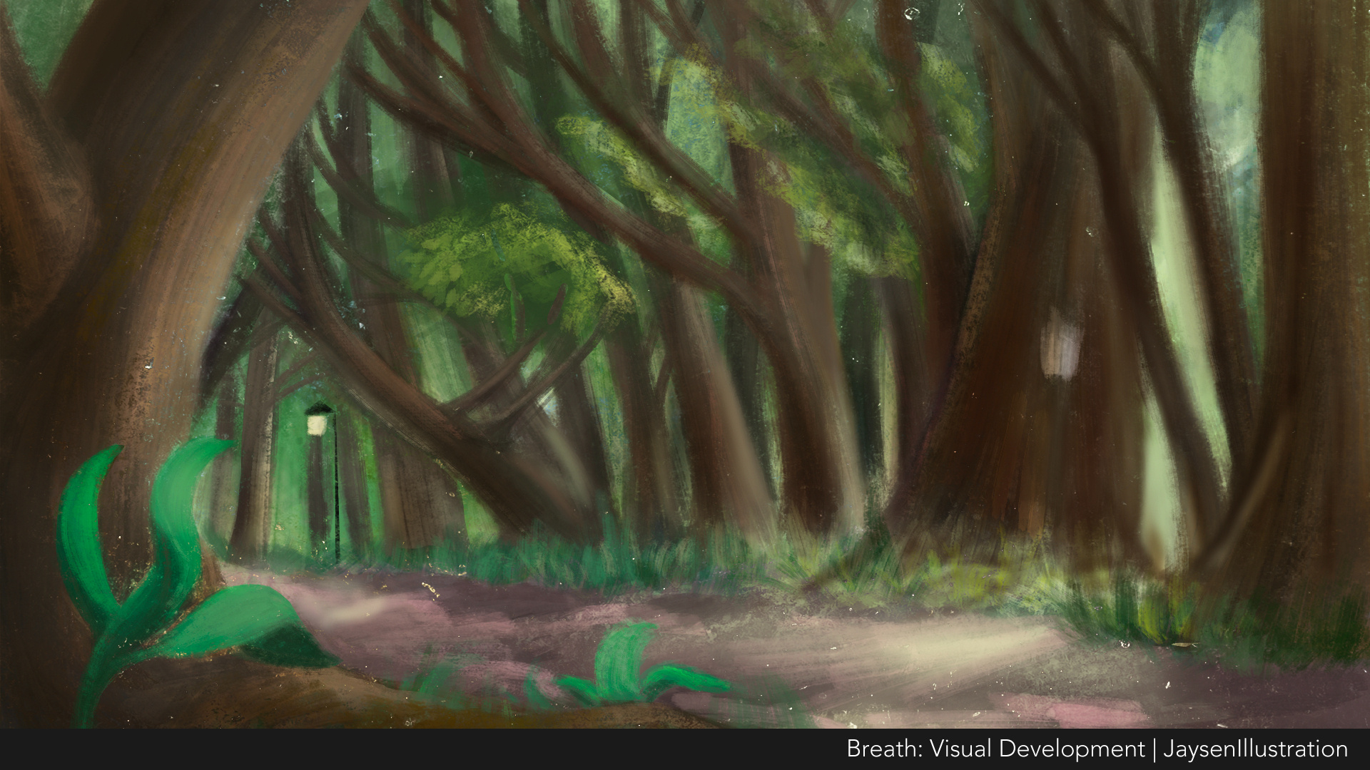 Scene 1: forest path